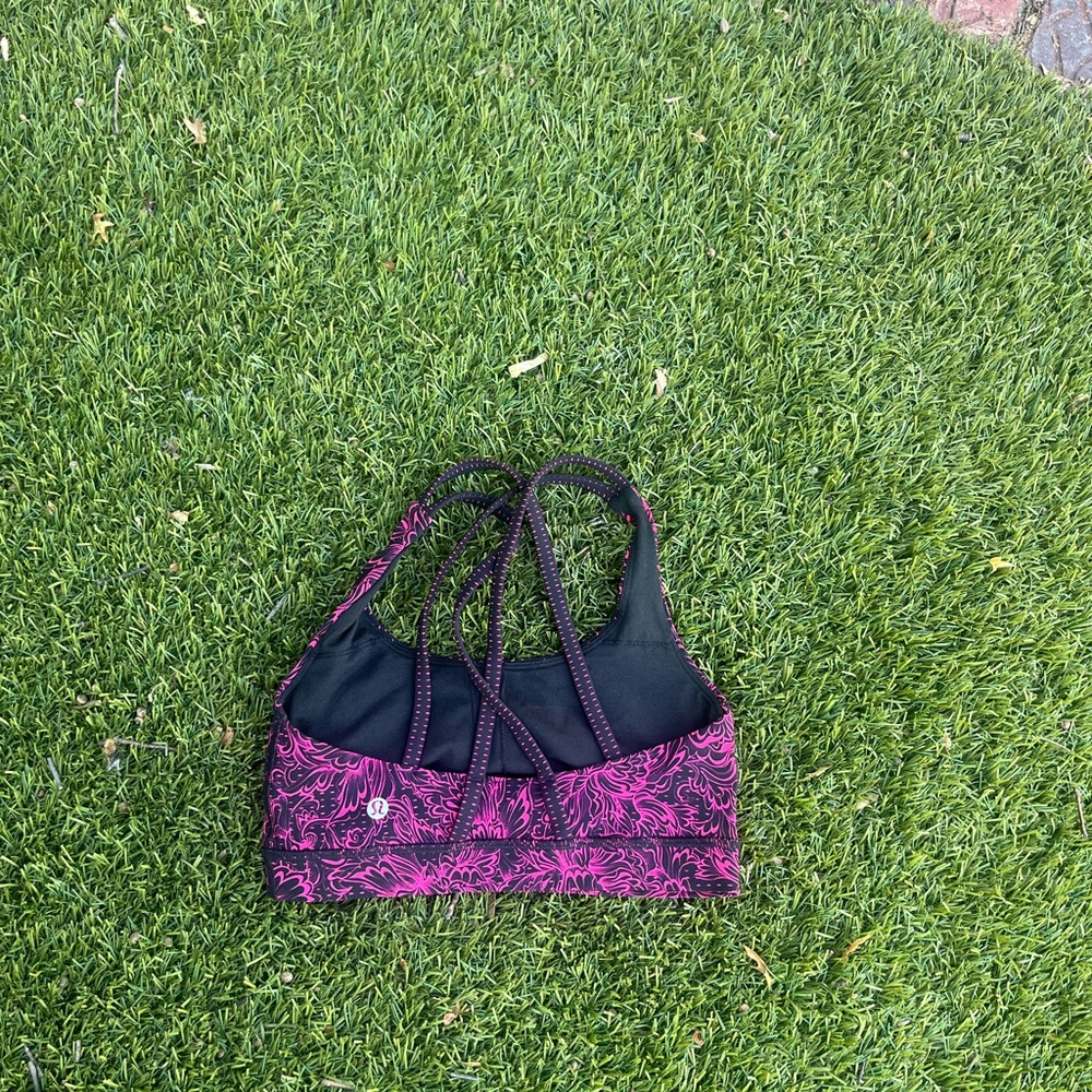Lululemon Energy Bra Infinity Glossy